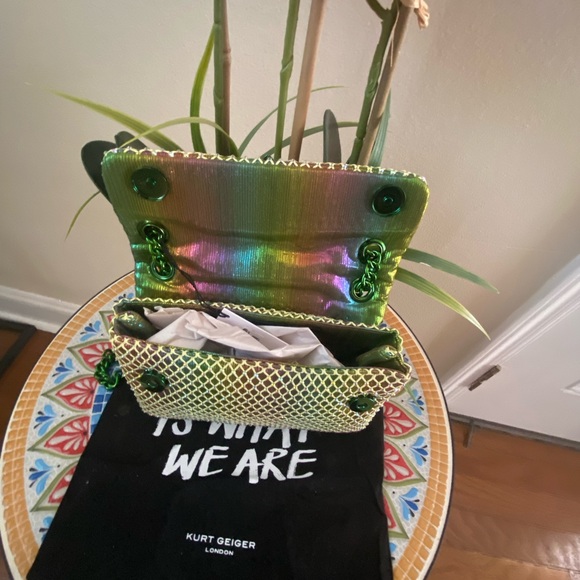 - Kurt Geiger London Kurt Geiger LondonFabric Mini Kensington Shoulder Bag - Picture 5 of 7